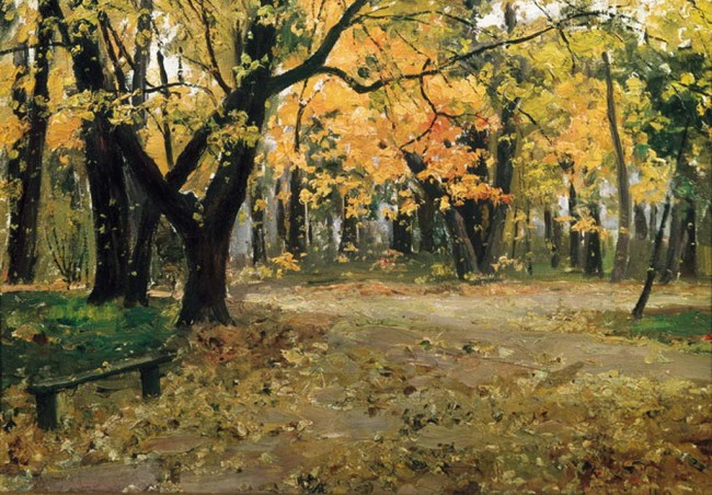 Сочинение по картине: Остроухов - "В Абрамцевском парке"