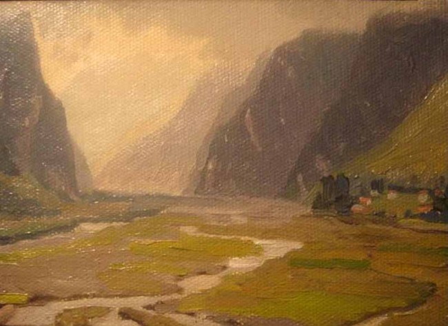 Сочинение по картине: Отрешко - "Тамерлановы ворота"