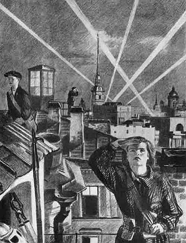 Сочинение по картине: Пахомов - "На постах" Сочинение по картине: Пахомов - "На постах"