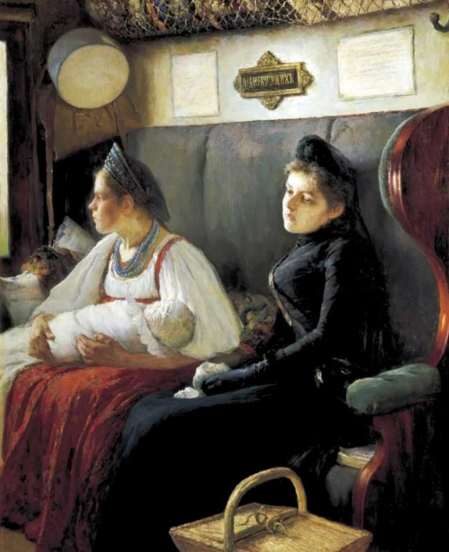 Сочинение по картине: Пастернак - "К родным"