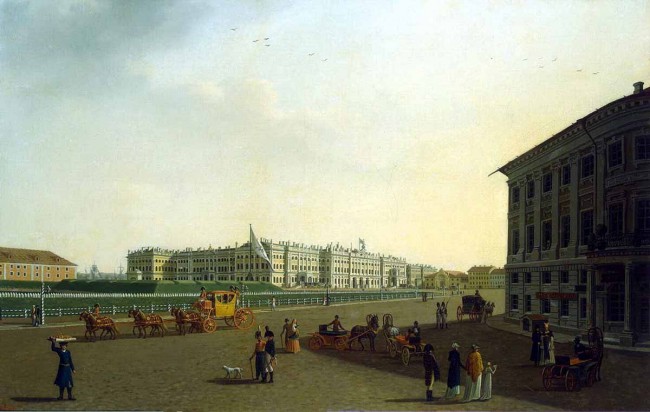 Сочинение по картине: Патерсен - "Вид Дворцовой площади и Зимнего дворца от начала Невского проспекта"