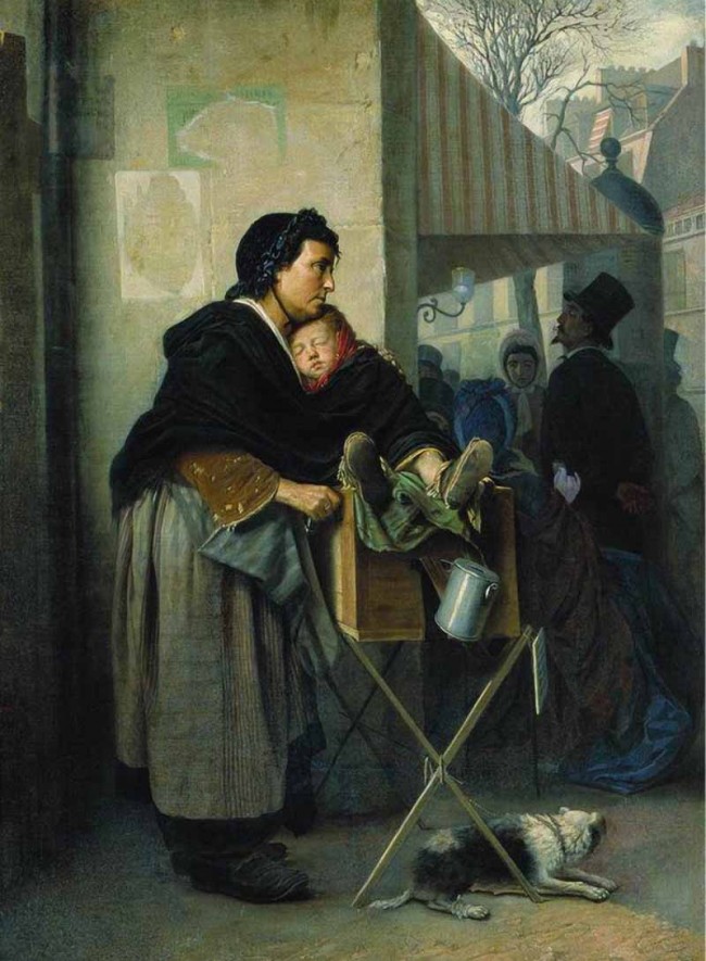 Сочинение по картине: Перов - "Парижская шарманщица"