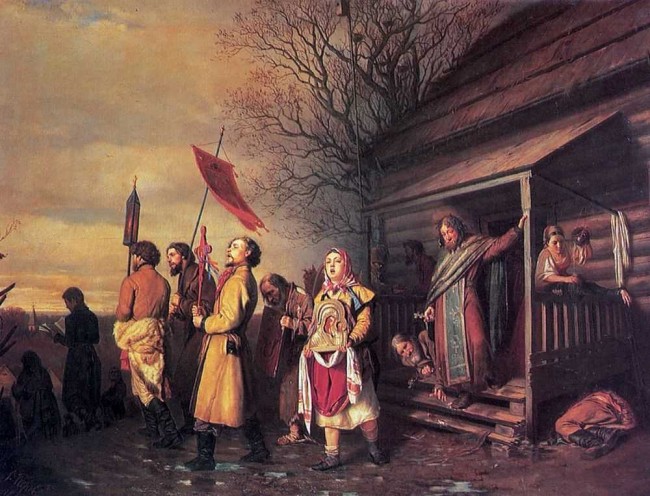 Сочинение по картине: Перов - "Сельский крестный ход на пасхе"