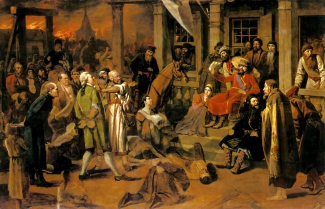 Сочинение по картине: Перов - "Суд Пугачева"