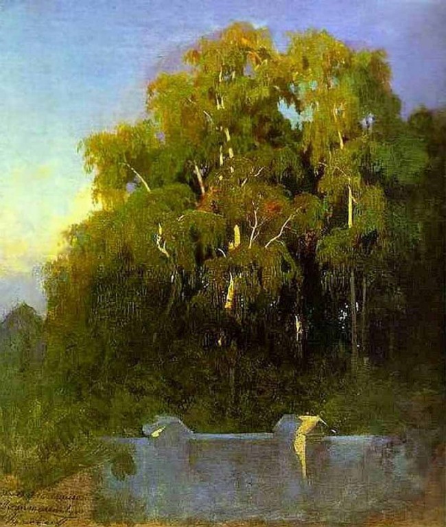 Сочинение по картине: Васильев - "Берёзовая роща вечером"