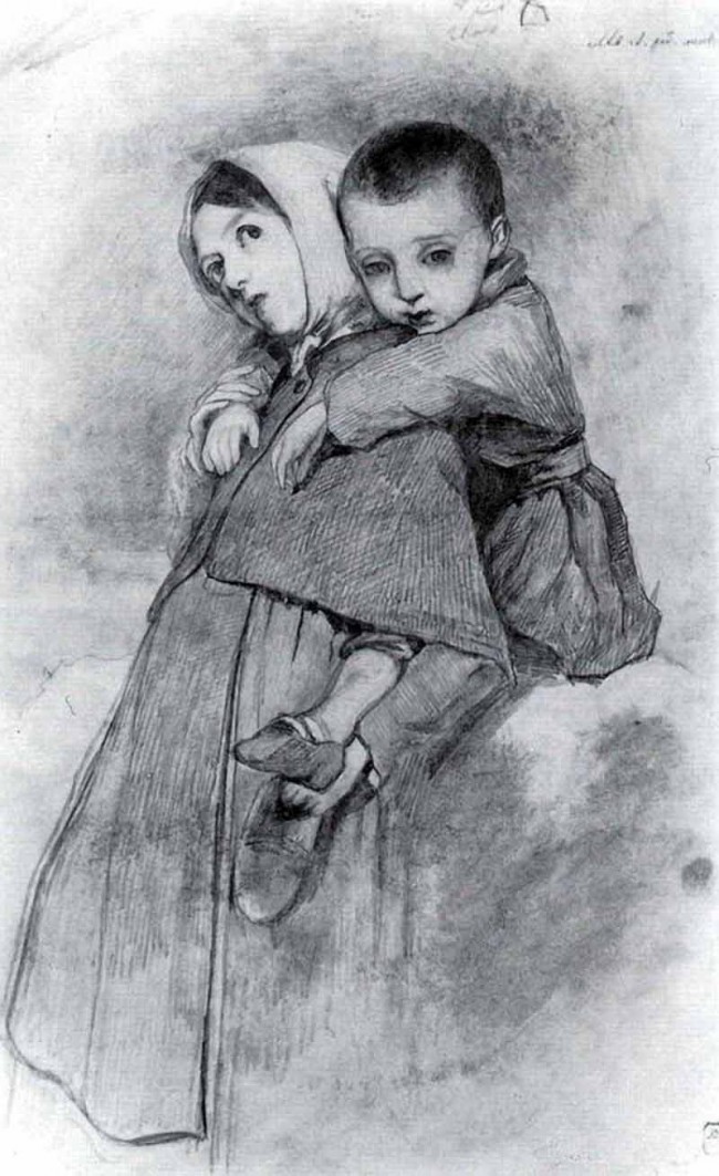 Сочинение по картине: Васильев - "Дети-сироты"