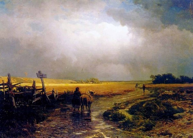 Сочинение по картине: Васильев - "После дождя. Просёлок" Сочинение по картине: Васильев - "После дождя. Просёлок"