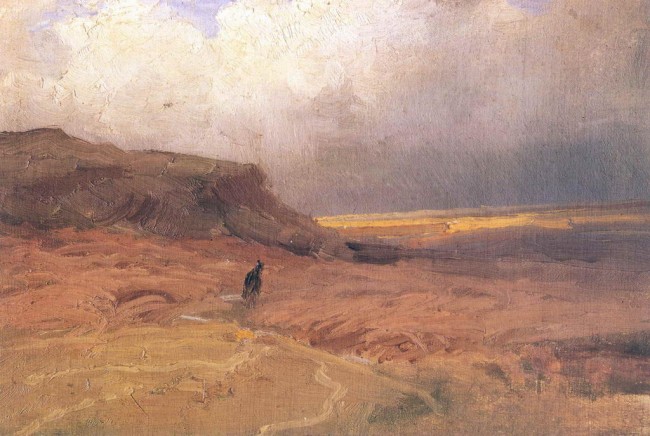 Сочинение по картине: Васильев - "Тучи над холмами"