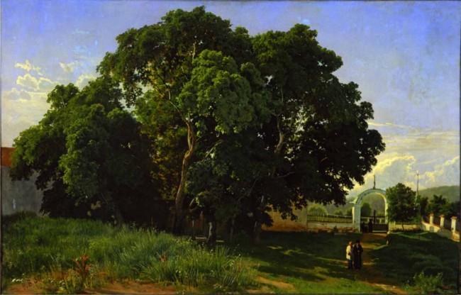 Сочинение по картине: Васильев - "В церковной ограде. Старое кладбище Валаамского монастыря"