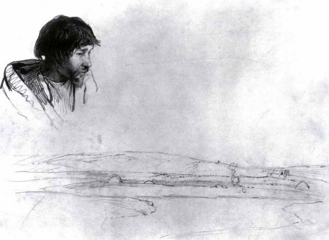 Сочинение по картине: Васильев - "Волжские лагуны"