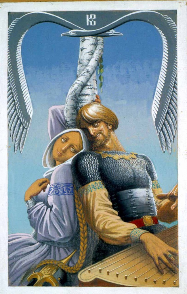 Сочинение по картине: Васильев - "Алёша Попович и красна девица"