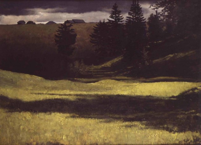 Сочинение по картине: Васильев - "Деревня Васюткино"