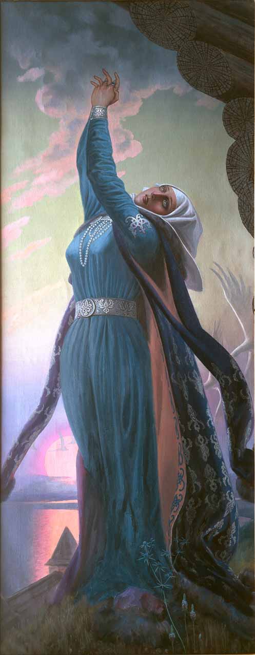 Сочинение по картине: Васильев - "Плач Ярославны"