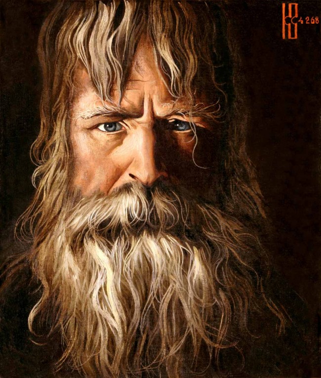 Сочинение по картине: Васильев - "Старец"