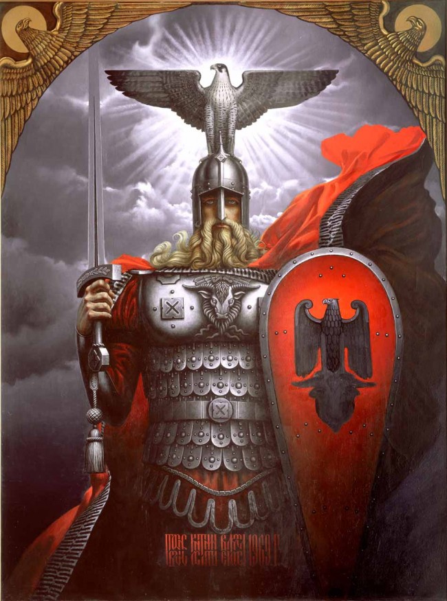 Сочинение по картине: Васильев - "Свентовит"