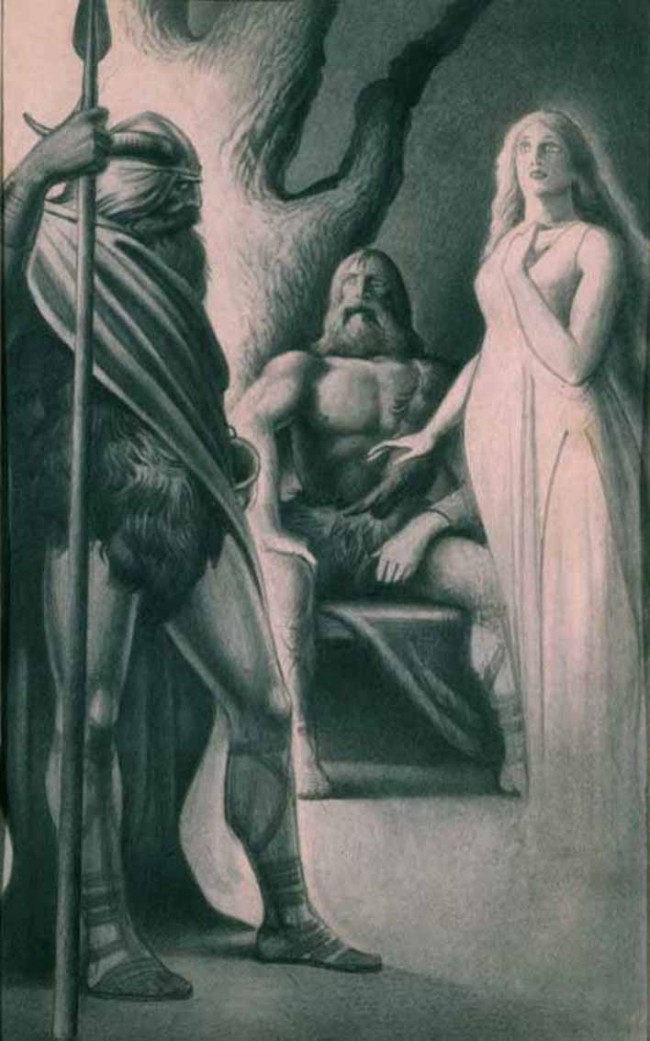 Сочинение по картине: Васильев - "Встреча Зигмунда с Хундингом" Сочинение по картине: Васильев - "Встреча Зигмунда с Хундингом"