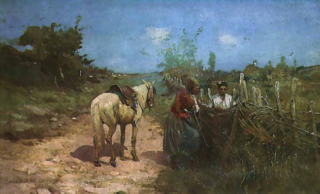 Сочинение по картине: Васильковский - "Свидание"