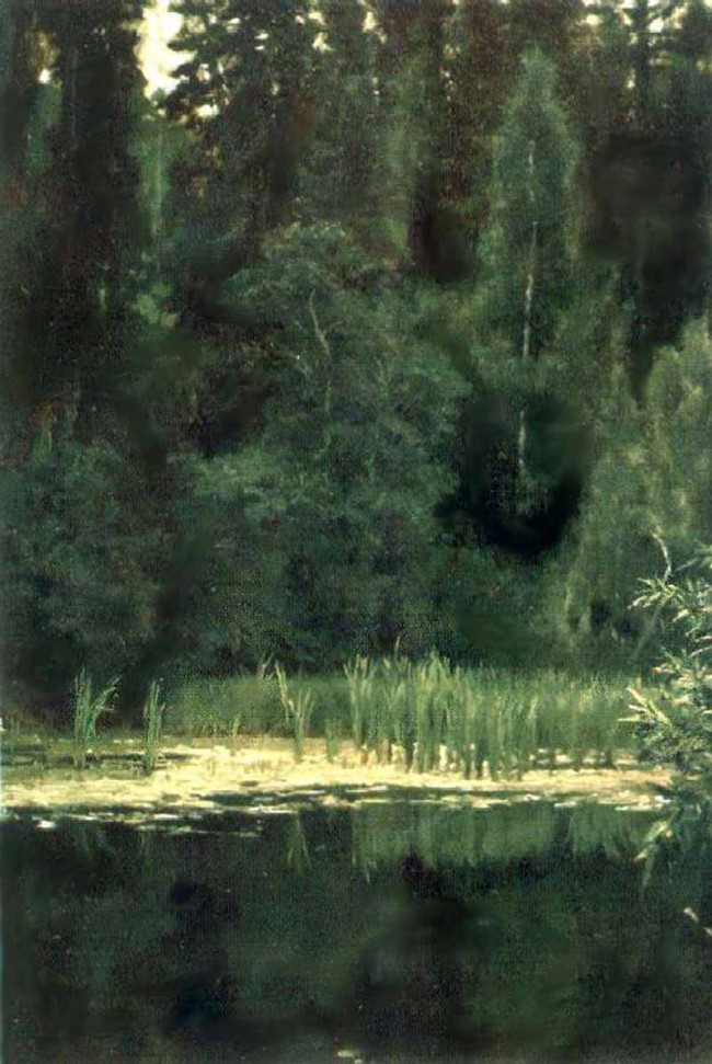 Сочинение по картине: Васнецов - "Алёнушкин пруд ( Пруд в Ахтырке )"