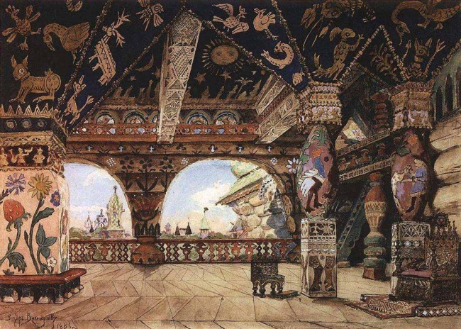 Сочинение по картине: Васнецов - "Палаты царя Берендея"