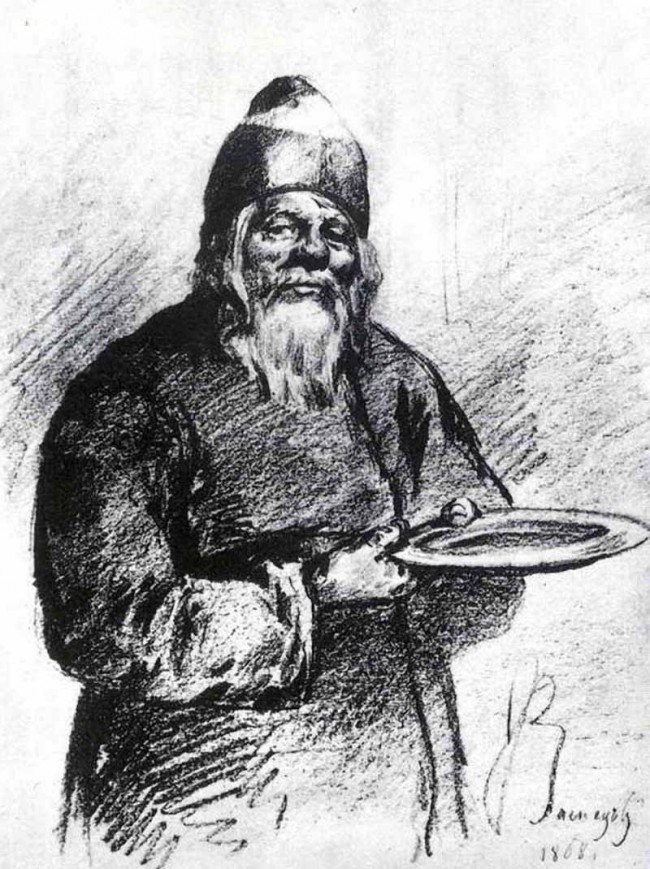 Сочинение по картине: Васнецов - "Сборщик на храм"