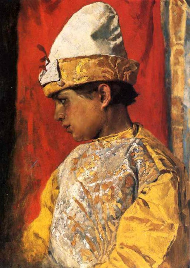 Сочинение по картине: Васнецов - "В костюме скомороха"