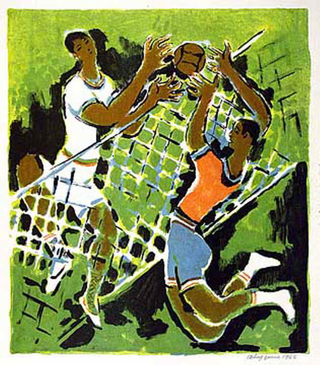 Сочинение по картине: Ведерников - "Волейболисты"