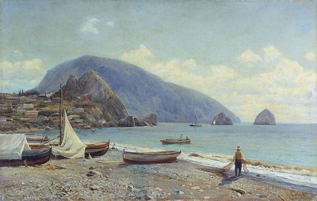 Сочинение по картине: Вельц - "Мыс Аю-Даг"