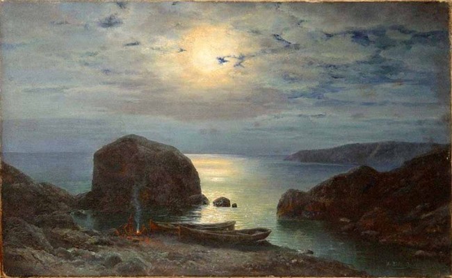 Сочинение по картине: Вельц - "Ночь на берегу моря"