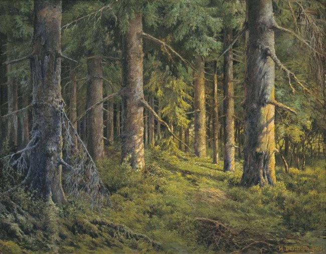 Сочинение по картине: Вельц - "Сосновый лес"