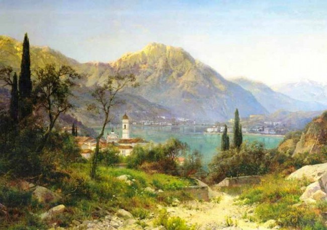 Сочинение по картине: Вельц - "Вид северной Италии"