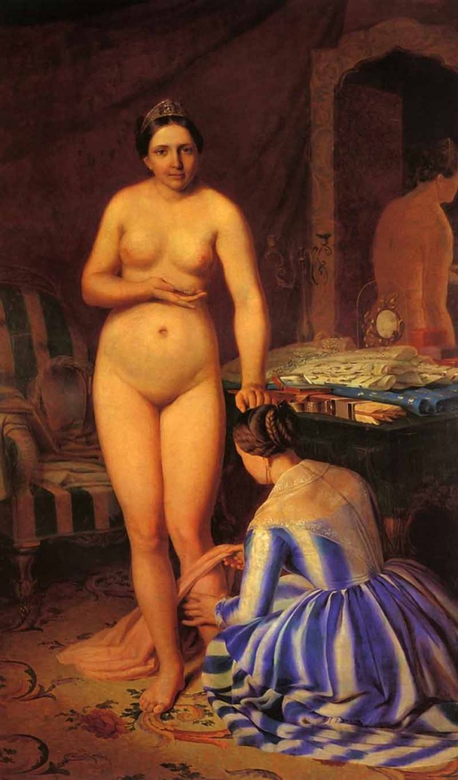 Сочинение по картине: Венецианов - "Туалет Дианы"