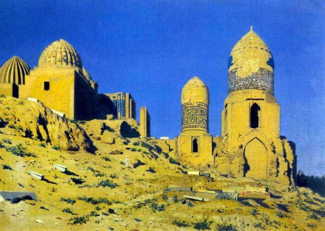 Сочинение по картине: Верещагин - "Мавзолей Шах=и-Зинда" Сочинение по картине: Верещагин - "Мавзолей Шах=и-Зинда"