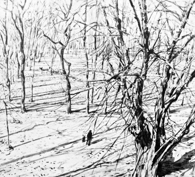 Сочинение по картине: Верейский - "В саду Русского музея"