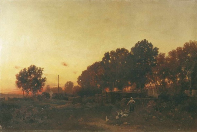 Сочинение по картине: Виллие - "Сумерки"