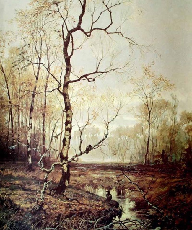 Сочинение по картине: Волков - "В лесу по весне"