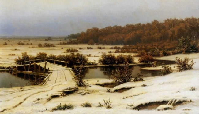 Сочинение по картине: Волков - "Ранний снег" Сочинение по картине: Волков - "Ранний снег"
