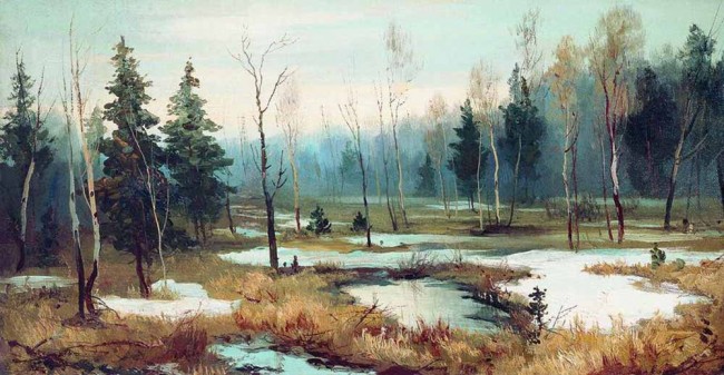Сочинение по картине: Волков - "В конце зимы"