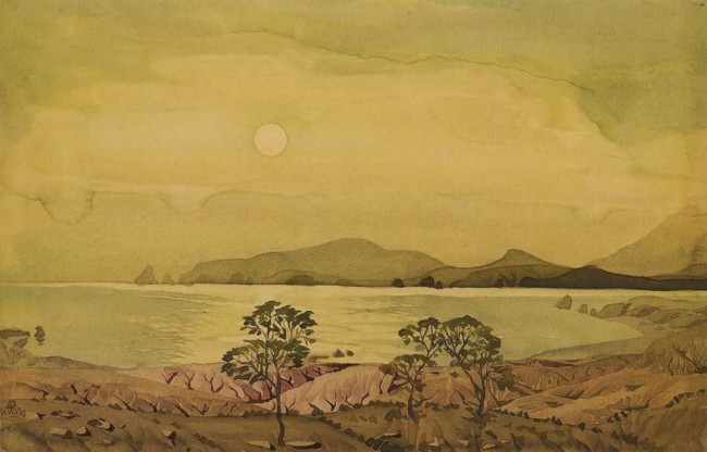 Сочинение по картине: Волошин - "Лунное безмолвие"