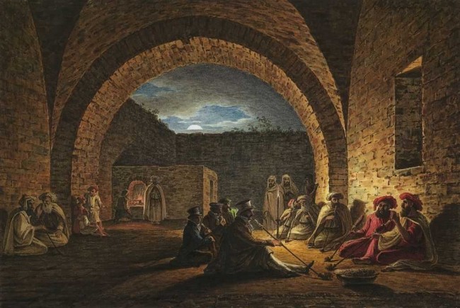 Сочинение по картине: Воробьев - "Посещение двух арабских шейхов"