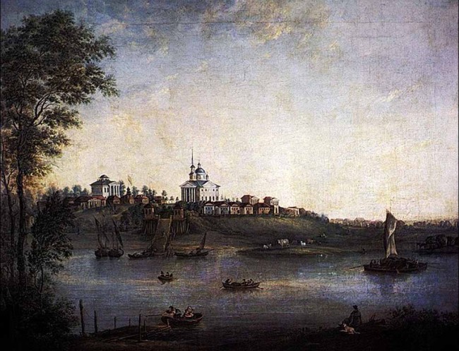 Сочинение по картине: Воробьев - "Вид усадьбы Грузино со стороны Волхова" Сочинение по картине: Воробьев - "Вид усадьбы Грузино со стороны Волхова"