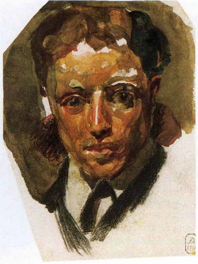 Сочинение по картине: Врубель - "Автопотрет" Сочинение по картине: Врубель - "Автопотрет"