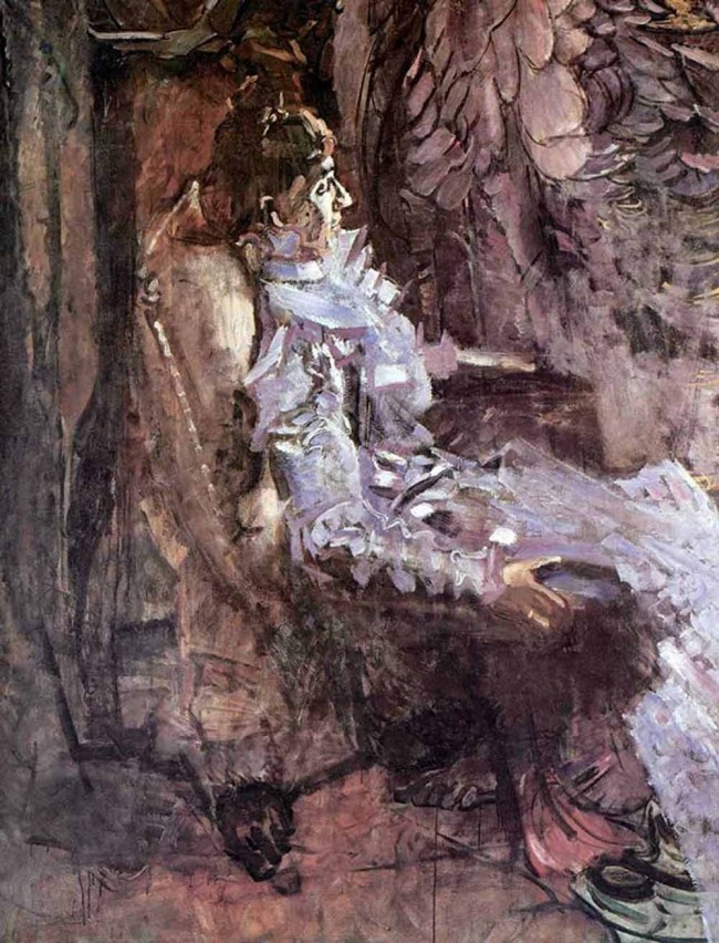 Сочинение по картине: Врубель - "Дама в лиловом"