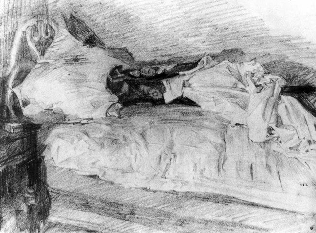 Сочинение по картине: Врубель - "Кровать"