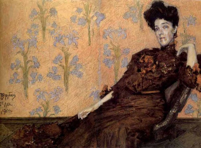 Сочинение по картине: Врубель - "Портрет артистки Надежды Ивановны Забелы-Врубель, жены художника"