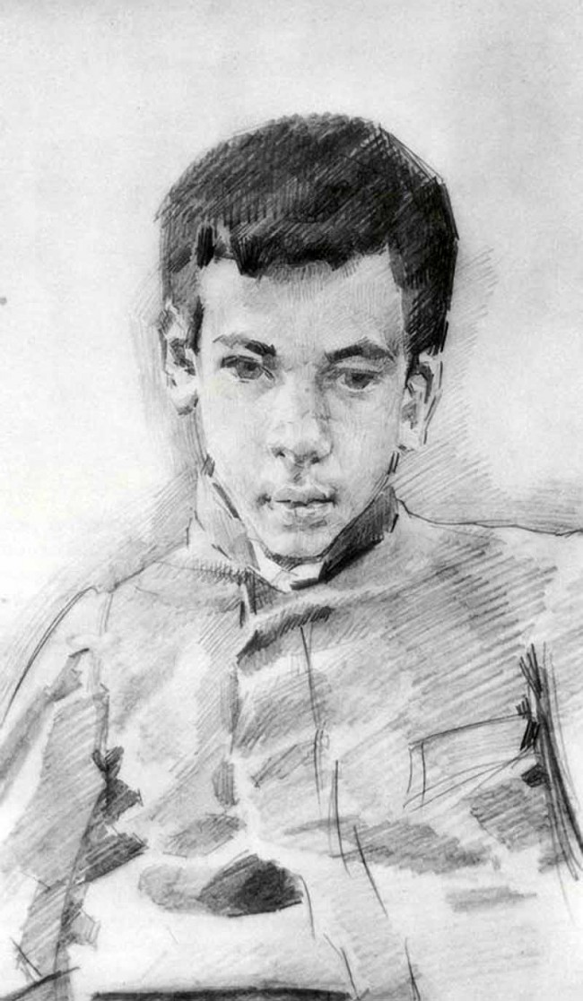 Сочинение по картине: Врубель - "Портрет мальчика"