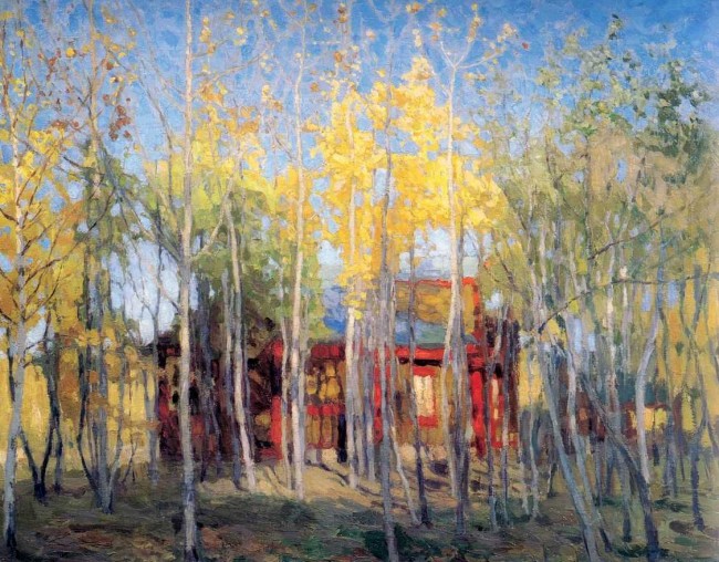 Сочинение по картине: Жуковский - "Золотая осень"