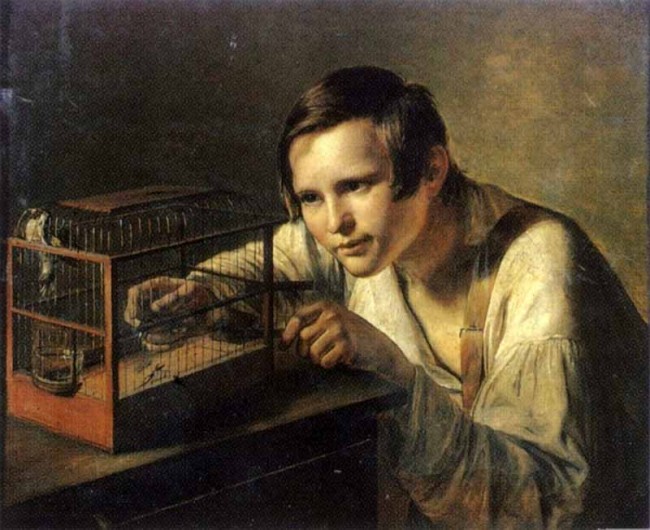 Сочинение по картине: Заболотский - "Мальчик с птичкой"