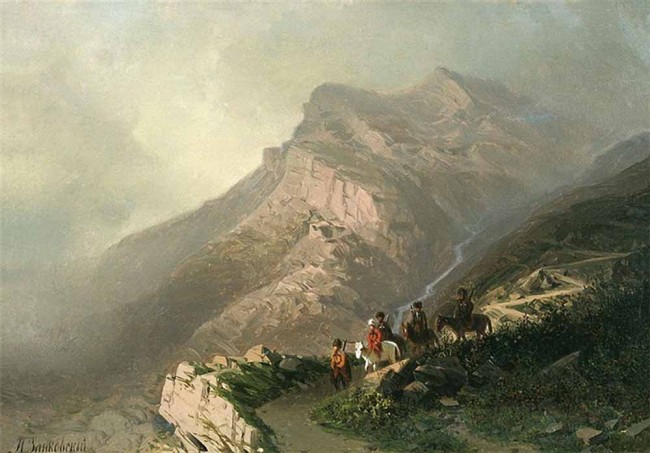 Сочинение по картине: Занковский - "Дорога на Верхний Гуниб"