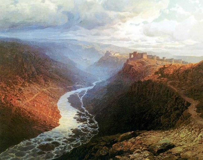 Сочинение по картине: Занковский - "Горный пейзаж"