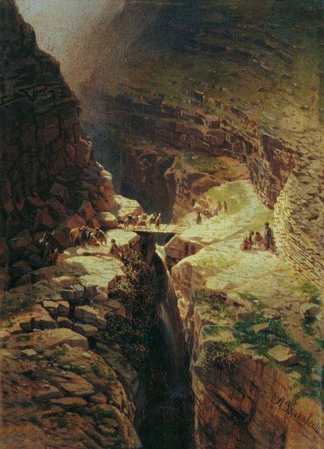 Сочинение по картине: Занковский - "Сагретлинская переправа"